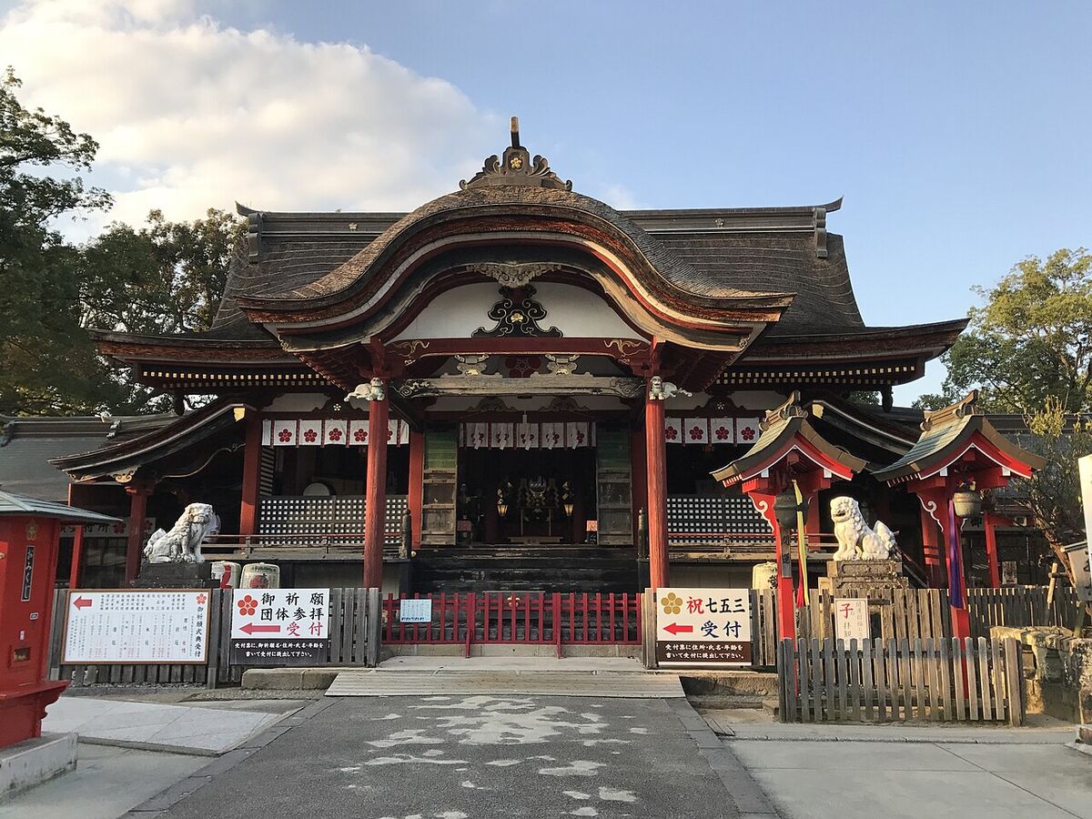 水田天満宮 水田天満宮の拝殿