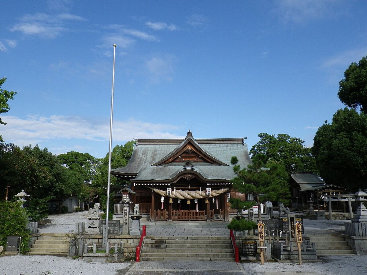 風治八幡宮 風治八幡宮の社殿