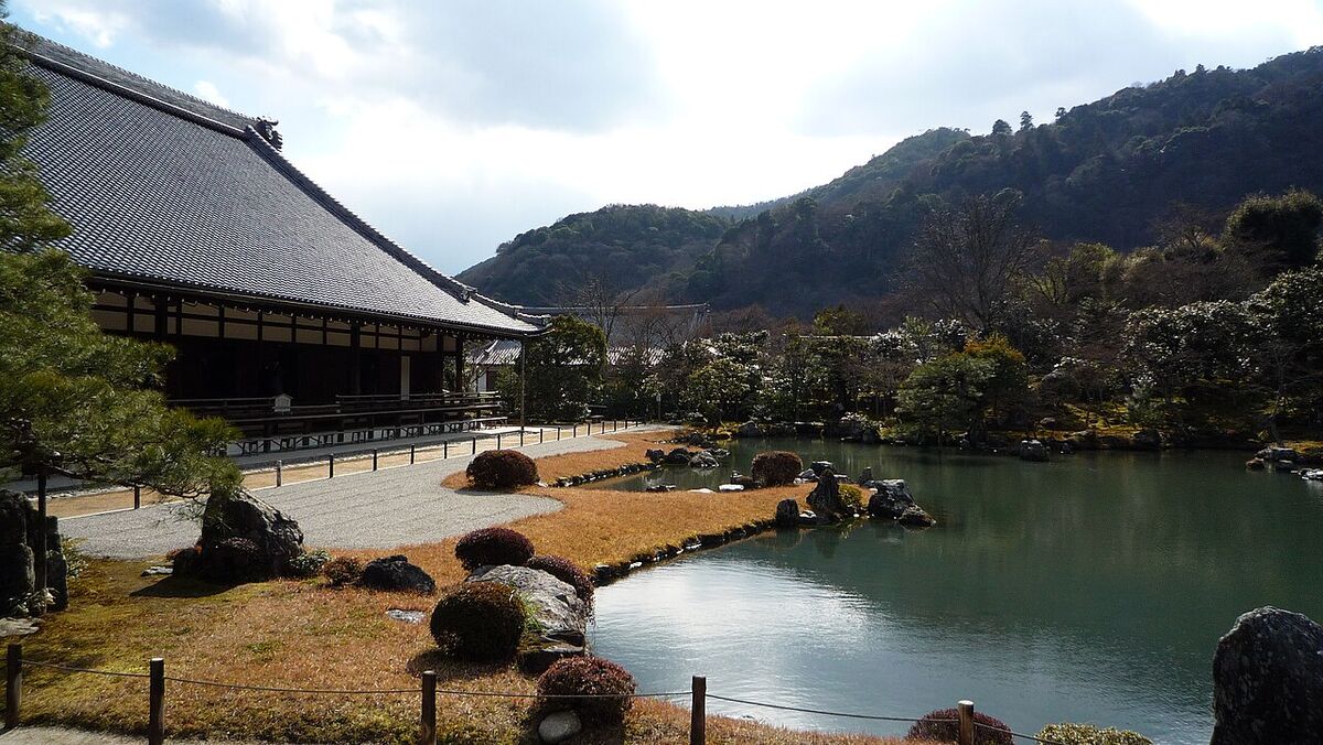 天龍寺 天龍寺の庭園と方丈