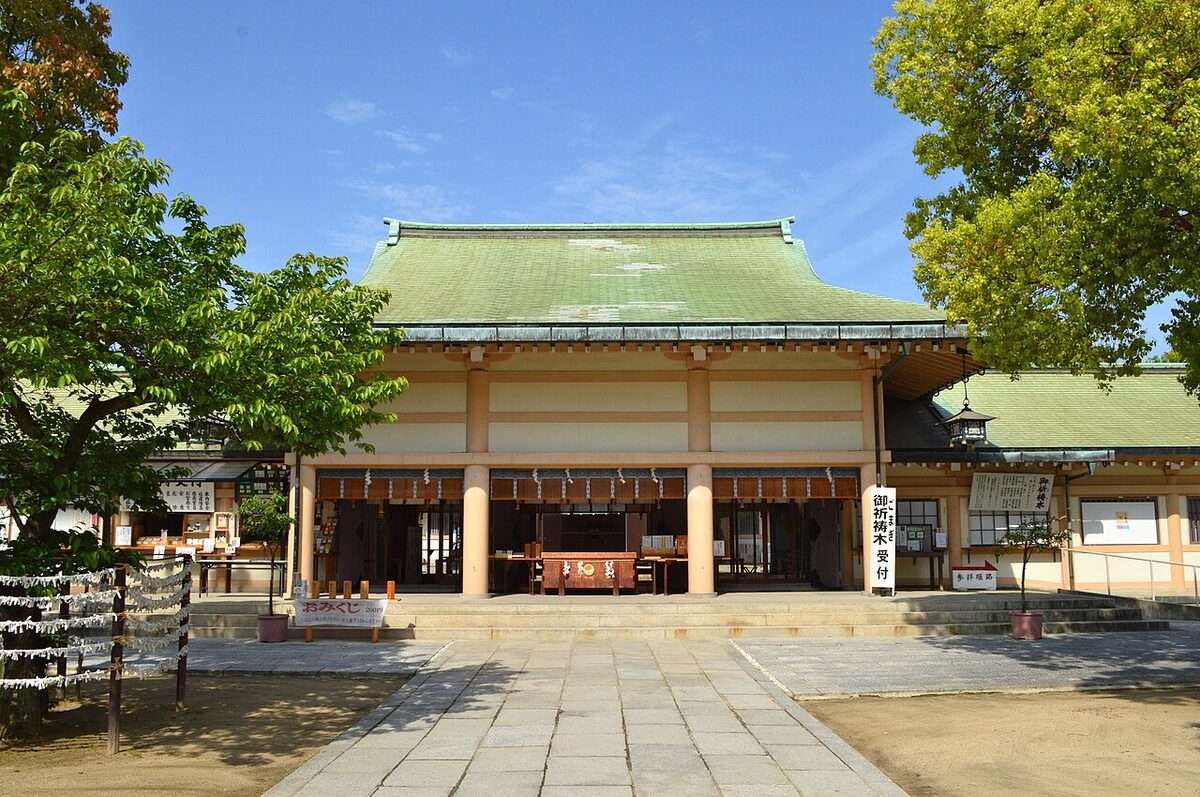 生國魂神社 生國魂神社の拝殿